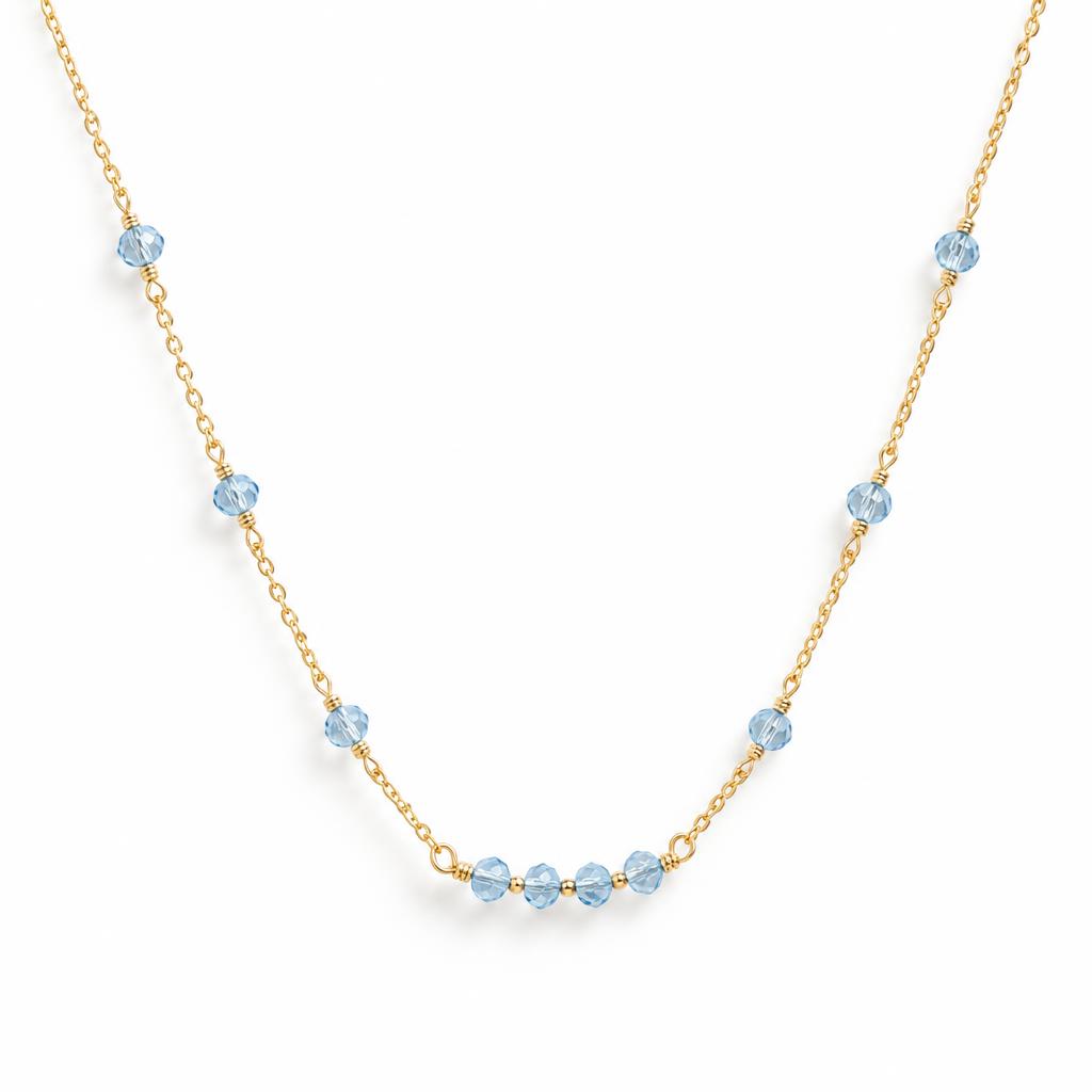 Colar Cristal Céu